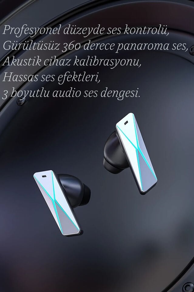 TECH MDX-08 GAME Led Işıklı Oyuncu Bluetooth Kulaklık