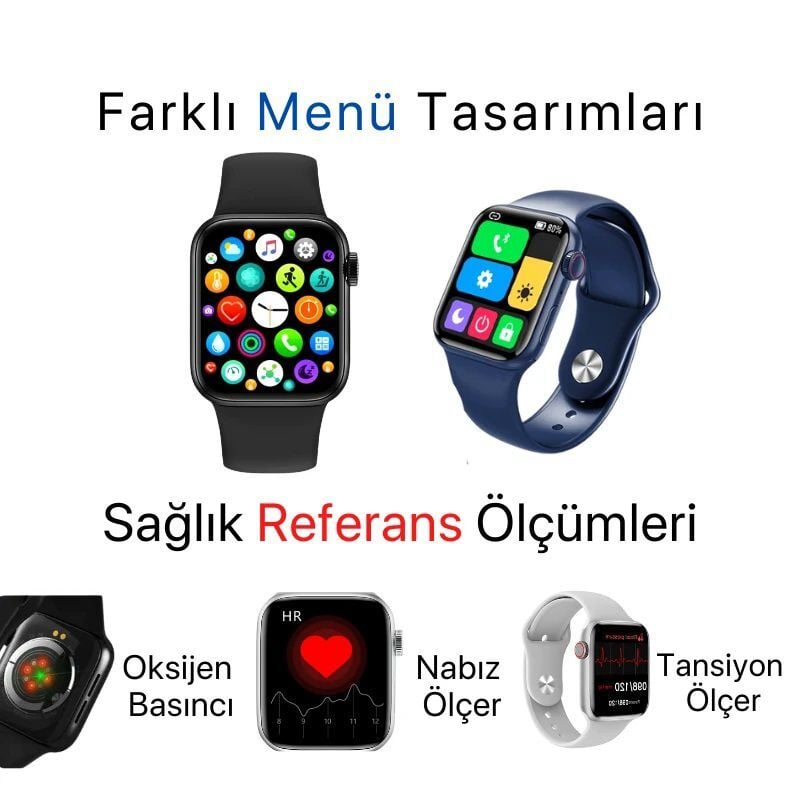 Watch 9 Mini Akıllı Saat (Siyah)