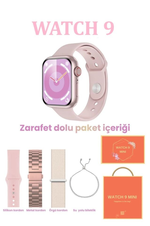 Watch 9 Mini Akıllı Saat (Gold)