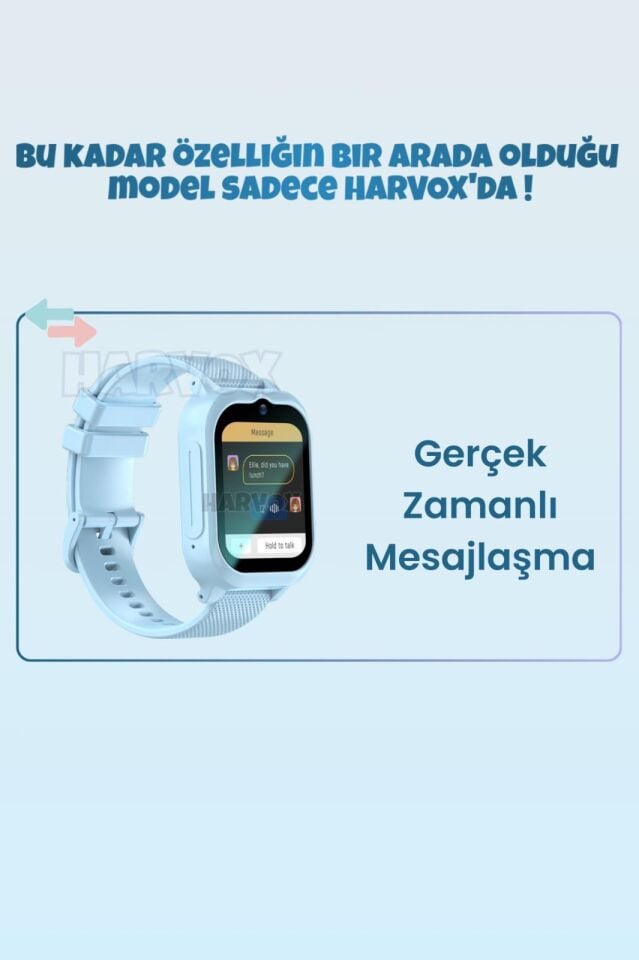 Akıllı Çocuk Saati Konum Takipli Sim Kart Girişli Gps Ve Sos Özellikli (Siyah)