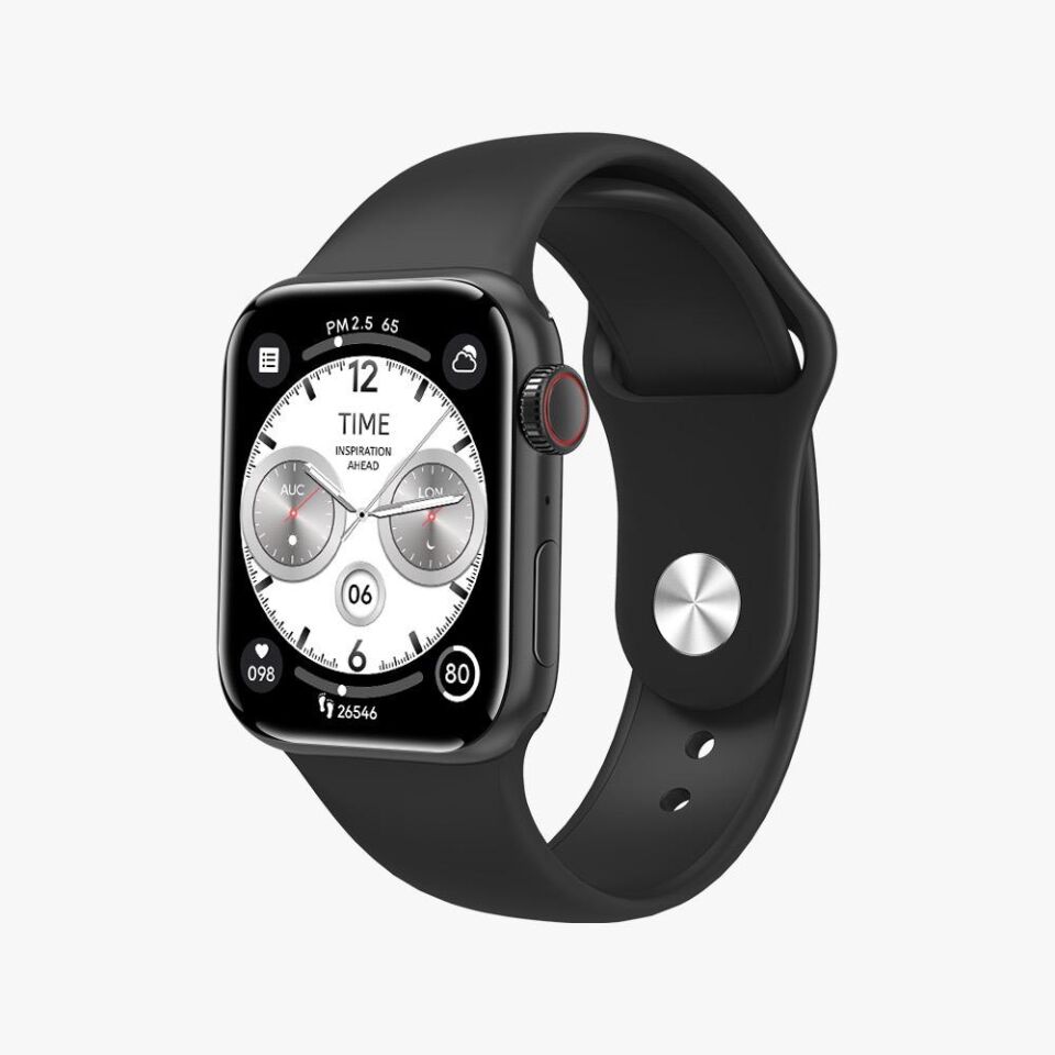 Air Watch 9 Pro Plus Tüm Telefonlara Uyumlu Akıllı Saat (Siyah)